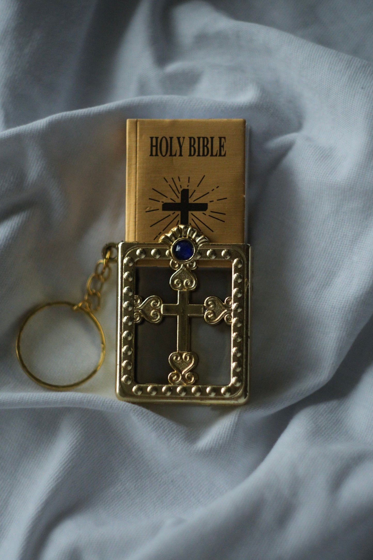 The Tiny Bible Keychain