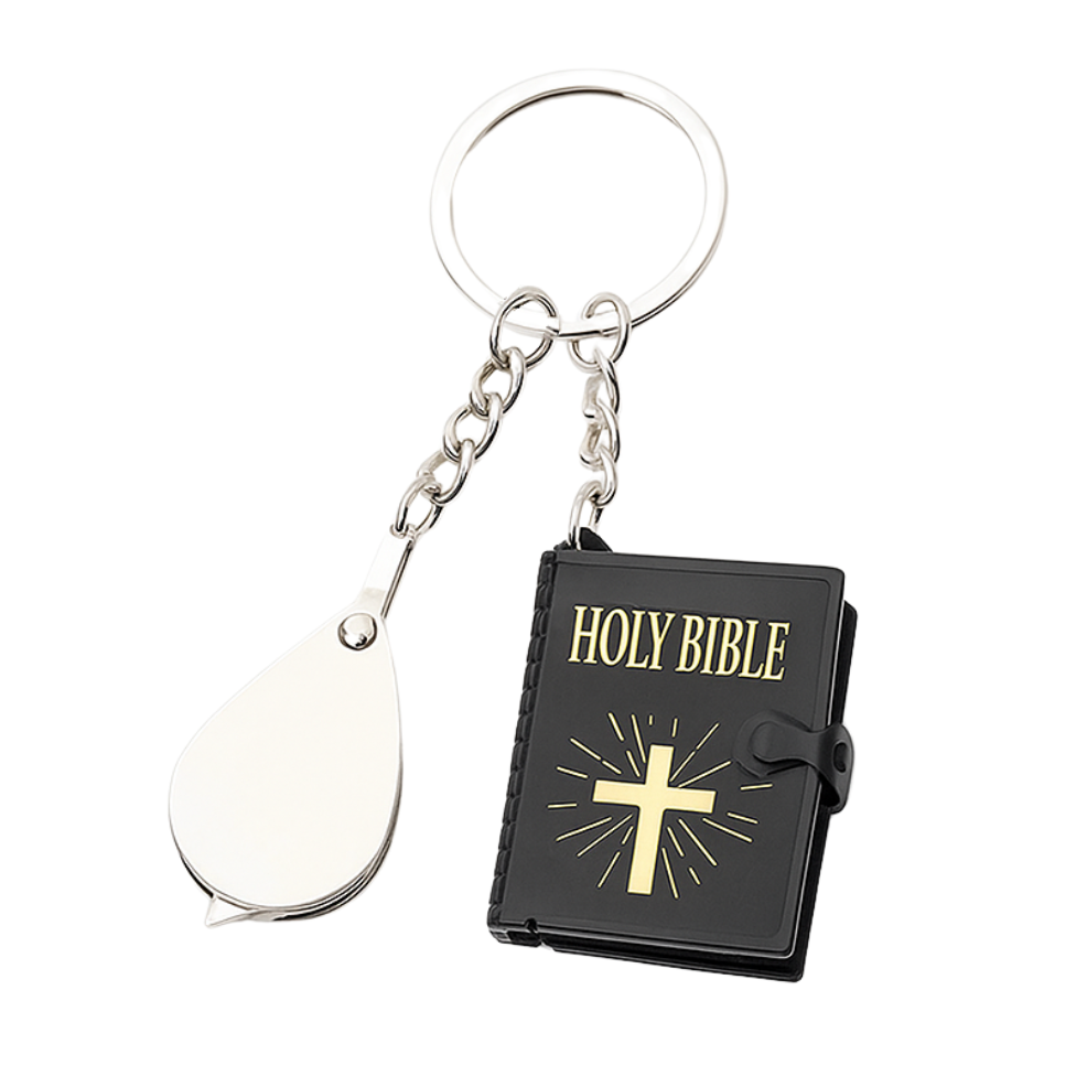The Tiny Bible Keychain Set